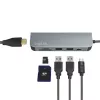 LogiLink UA0343 USB-C kelių prievadų jungtis aliuminis USB 3.2 2nd Gen