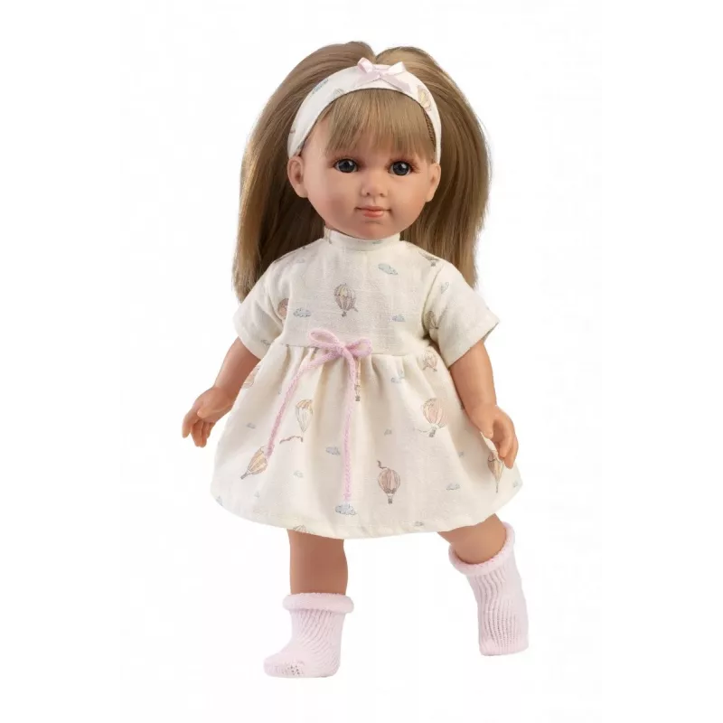 Lėlė Llorens Elena 35 cm – minkštas kūnas, realistiniai bruožai