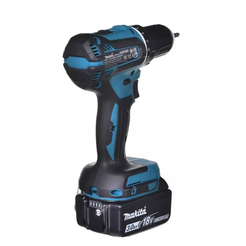 Gręžtuvas MAKITA DDF485RF3J 3x 18V 3Ah