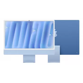 iMac 24 colių: M4 10/10, 16GB, 512GB SSD – Mėlyna