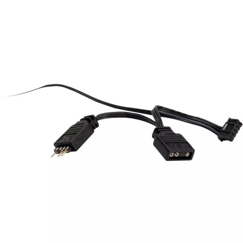 Inter-Tech 88885539 Argus RS-141 RGB korpuso ventiliatorius, 140x140x25 mm, 1200 aps./min., juodas
