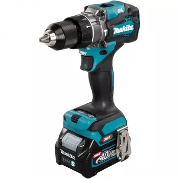 Makita HP001GD201 – Gręžtuvas plaktukas / Suktuvas – Belaidis – 2 greičiai – Rakto griebtuvas 13 mm – 140 N·m – 2 akumuliatoriai, įkroviklis komplekte – 40 V