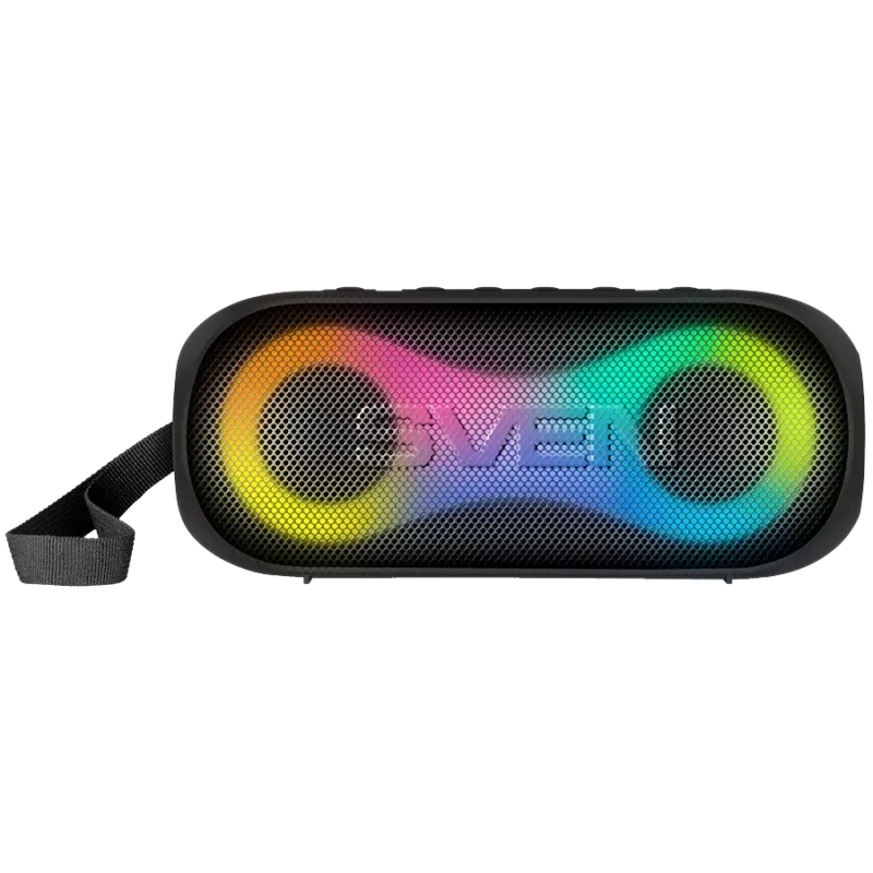 Nešiojamas garsiakalbis SVEN PS-165, juodas (16 W, TWS, Bluetooth, microSD, 3000 mAh)