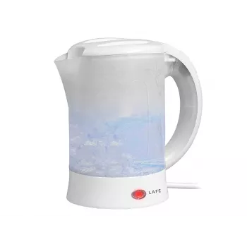 Elektrinis virdulys LAFE LAFCZA45865, nerūdijantis plienas, 0,6 L, 600 W, šviesiai pilkas, užrakinamas dangtelis