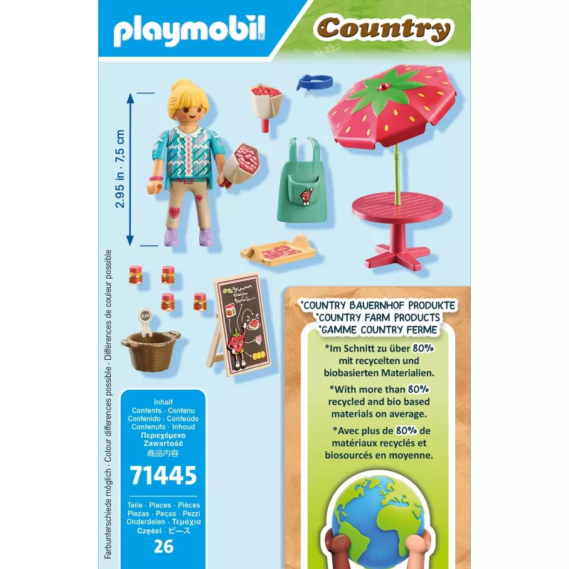 Playmobil Country Naminės braškių uogienės prekystalis