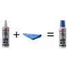 Valymo rinkinys ekranams ir plastikams ActiveJet AOC-269, 2 mikropluošto šluostės 200x200 mm, 250 ml purškiklis