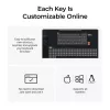 Belaidė klaviatūra Keychron Q3 Max RGB/CARBON Black Q3M-M4