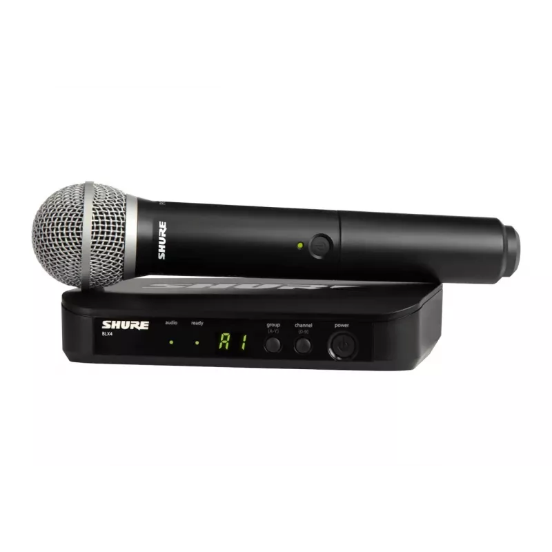 Belaidė vokalinė sistema Shure BLX24E/PG58-H8E su PG58 mikrofonu