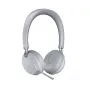 Ausinės Yealink BH72 belaidės ir laidinės, ant galvos, skambučiams/muzikai, USB-A, Bluetooth, įkrovimo stovelis, šviesiai pilka
