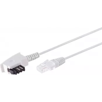 Telefono kabelis ShiverPeaks S/CONN 12-09156 1,5 m baltas