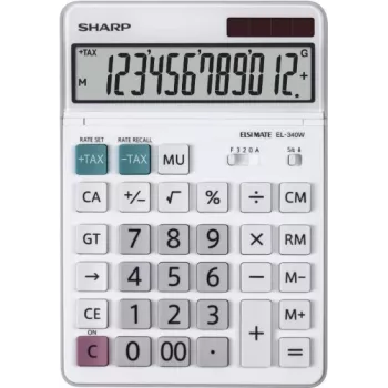 Sharp EL-340W skaičiuotuvas stalinis baltas
