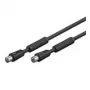 Wentronic 50728 koaksialinis kabelis juodas
