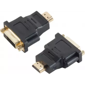 Adapteris HDMI → DVI-D (24+1) juodas ShiverPeaks CO 77400