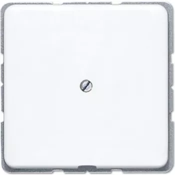 Jungties plokštė JUNG CD 590 A WW balta, Duroplast, klasikinio dizaino