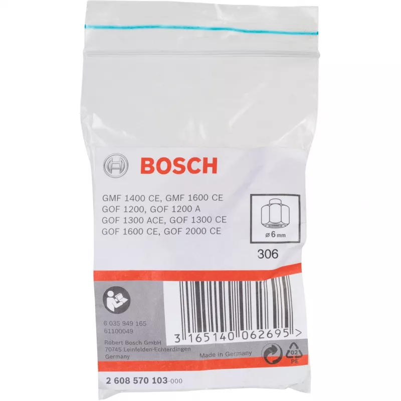 Gnybtinis įtvaras Bosch 2608570103 6 mm skersmens
