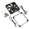Kompiuterio korpuso ventiliatorius NoiseBlocker BlackSilentPro PLPS 120 mm, 1500 RPM, 100 m³/h, 4,5 V, juodas