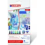 Markeris Edding 4200 juoda, mėlyna, žydra, žalia, šviesiai žalia, violetinė 6 vnt.