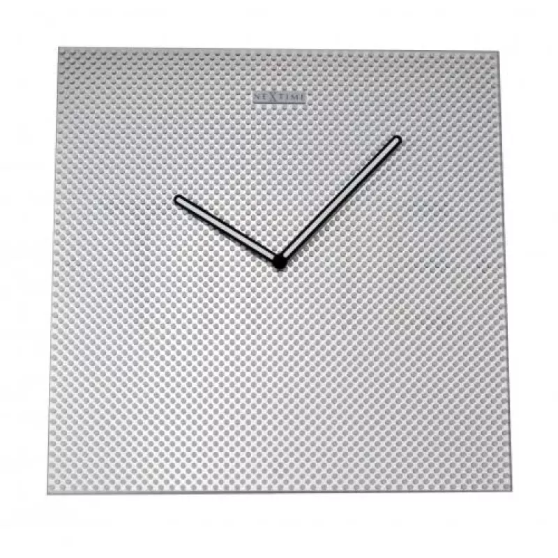 NeXtime klok 8165 Mistery - Time, 43x43 cm, sieninis, metalinis