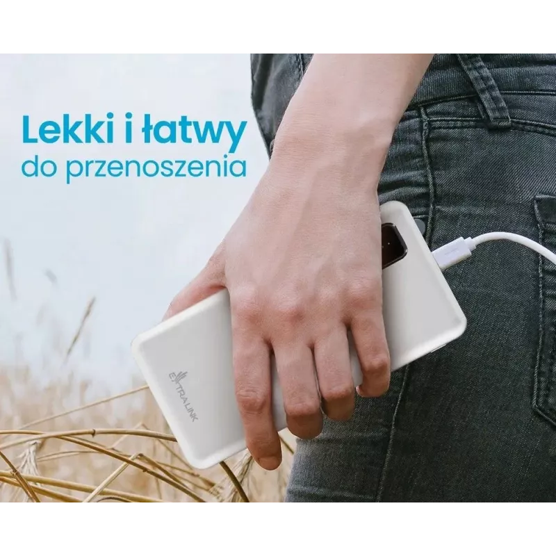 Nešiojamas išorinis akumuliatorius Extralink EPB-098W 10000mAh