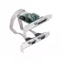 DeLOCK PCIe 1.1 Low-Profile adapteris lygiagrečiam ir nuosekliam prievadui – 1x LPT + 2x RS-232 (90413)