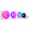 NZXT Kraken Elite 420 RGB 420 mm skystas aušinimas baltas