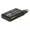 DeLOCK SuperSpeed USB kortelių skaitytuvas CF SD Micro SD MS M2 xD 5 Gbps