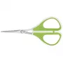 Žirklės WEDO 975 411 universalios tiesaus pjovimo vienos 114 mm, žalia/balta