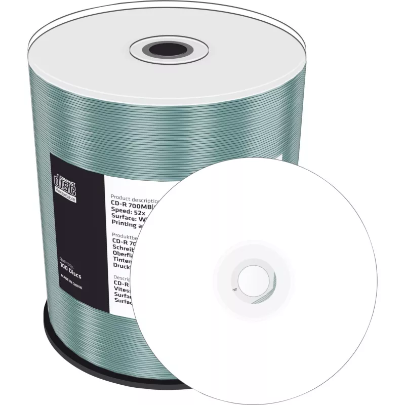 CD-R MediaRange MR203 700 MB 52x Inkjet Printable 100 vnt.