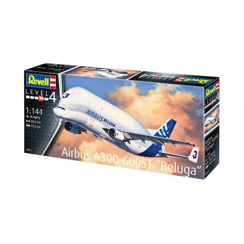 Revell 1/144 Airbus A300-600 Beluga modelio rinkinys