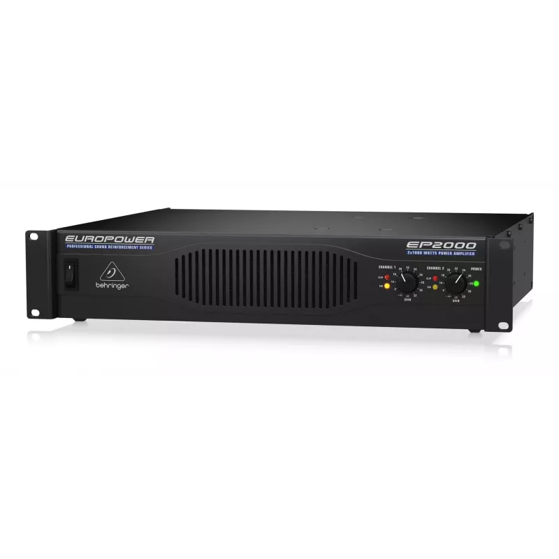 Behringer EP2000 garso stiprintuvas pasirodymams/scenai Juodas