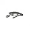 Zebros serijinis kabelis CBA-RF2-C09ZAR, juodas, 2,8 m, RS232 DB9