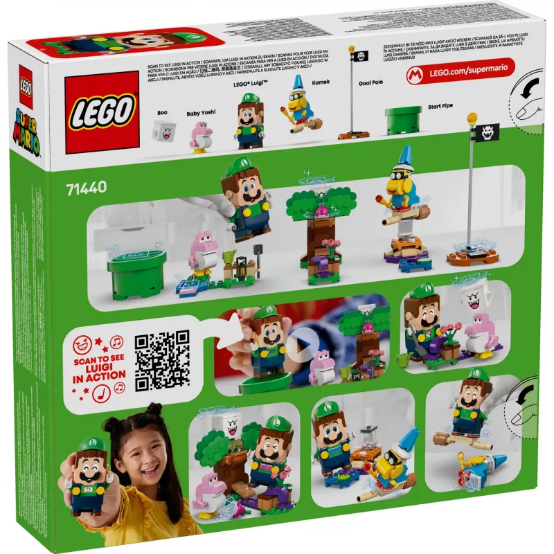 Konstruktorius LEGO 71440 Super Mario interaktyvi LEGO Luigi figūrėlė