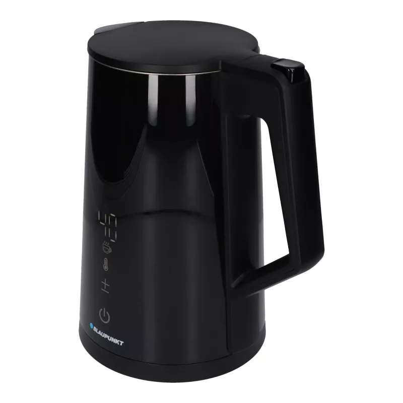 Elektrinis virdulys BLAUPUNKT EKD601, 1,7 L, 2200 W, reguliuojama 40–100 °C, juodas, nerūdijantis plienas