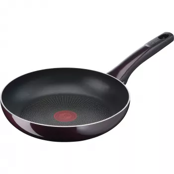 Visapusiška keptuvė Tefal Resist Intense D52202 20 cm juoda raudona