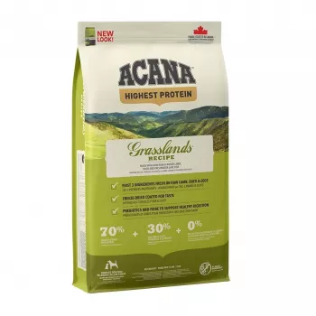 Acana Dog TF Regionals Grasslands 11,4 kg suaugusiems šunims su antiena, kiaušiniu, žuvimi ir ėriena