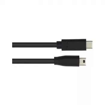 Good Connections USB 2.0 laidas C-Mini B5pol. juodas 5m