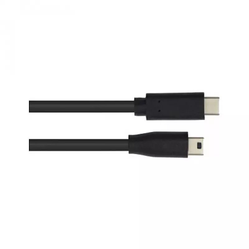 Good Connections USB 2.0 laidas C-Mini B5pol. juodas 5m