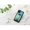 Dėklas „iKins“ iPhone 11 — juodas „Camille“ dizainas, apsauginis dangtelis
