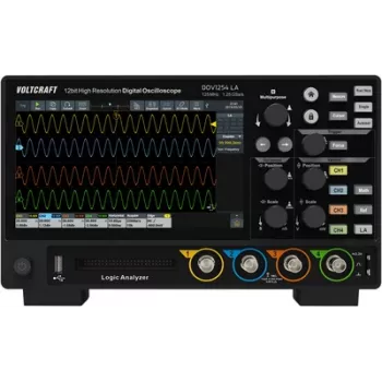 Voltcraft DOV1254 LA Skaitmeninis osciloskopas 125 MHz 4 kanalai 1.25 GSa/s 100 Mpts 12 Bit (VC-16753925)