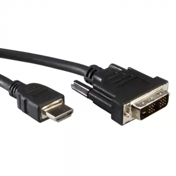 Kabelis DVI (18+1) - HDMI M/M 1 m VALUE