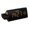 Laikrodis radijo imtuvu SENCOR SRC 330 OR – FM radijo laikrodis su 1,2 colio LED ekranu, dvigubu žadintuvu, raudona 180° projekcija, patalpų temperatūra, baterijų atsargine maitinimo sistema
