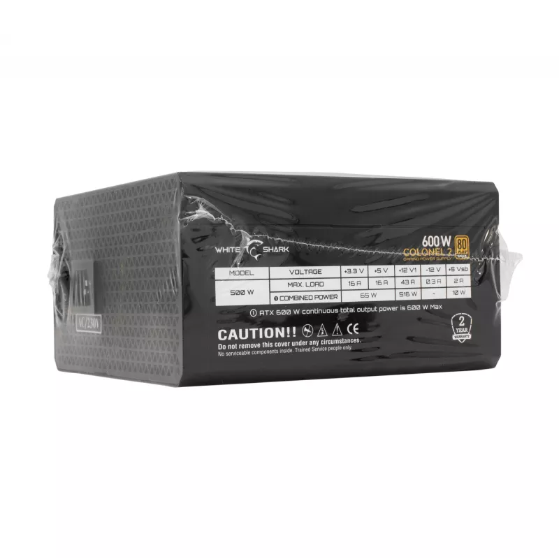 Maitinimo blokas White Shark GPSU-B600S Colonel-2 600W