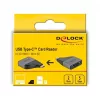 Kortelių skaitytuvas DeLOCK 64117 USB 3.2 Gen 1 Type-C pilkas