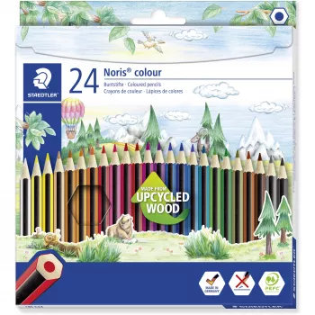 Spalvoti pieštukai Staedtler Noris colour 185 Multicolour 24 vnt.