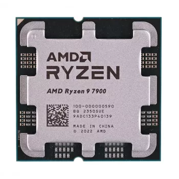Procesorius AMD Ryzen 9 7900 12C/24T, 3,7-5,4 GHz, 64 MB, 65 W, AM5