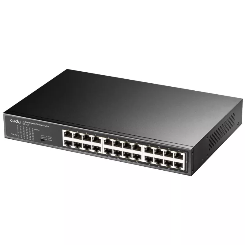 Cudy GS1024 tinklo jungiklis Gigabit Ethernet (10/100/1000) Juodas