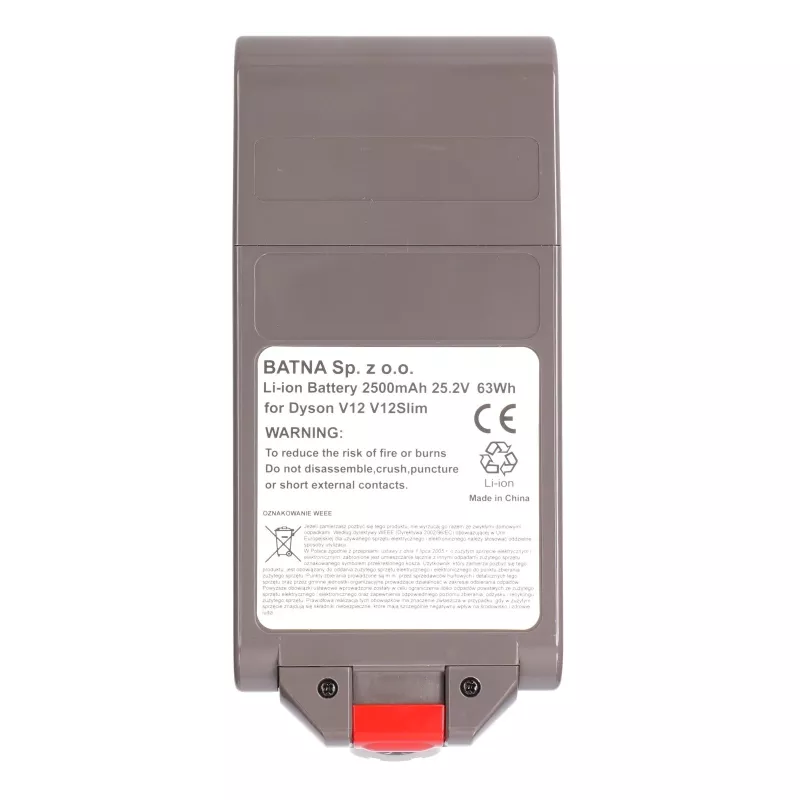 Baterija Dyson V12, 25.2V 2500mAh