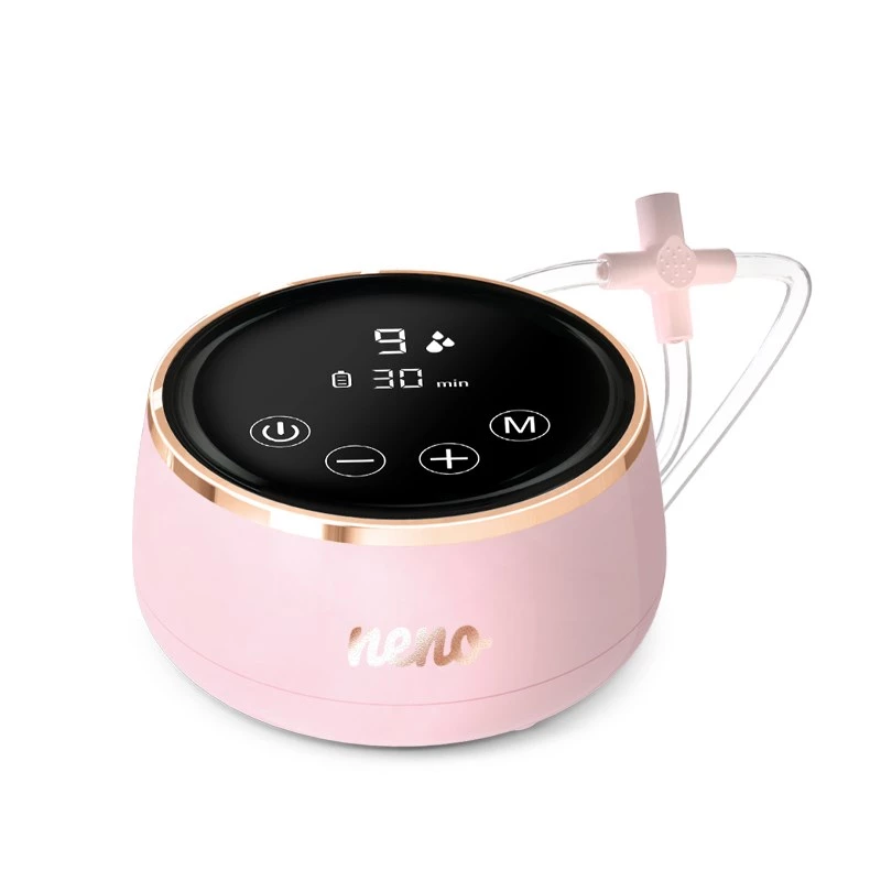 Elektrinis pientraukis Neno Bella Twin su 150 ml buteliukais, 6 stimuliavimo / 9 siurbimo lygiai, USB Li‑Ion baterija, rožinė/skaidri