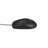 Laidinė biuro pelė NATEC Ruff Plus USB Type-A, dešinei rankai, 1200 DPI, 3 mygtukai, juoda