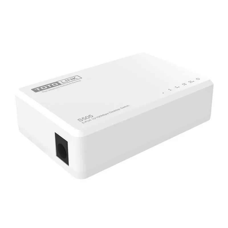 Nevaldomas jungiklis TOTOLINK S505-V5 5 prievadai Fast Ethernet 10/100 Baltas
